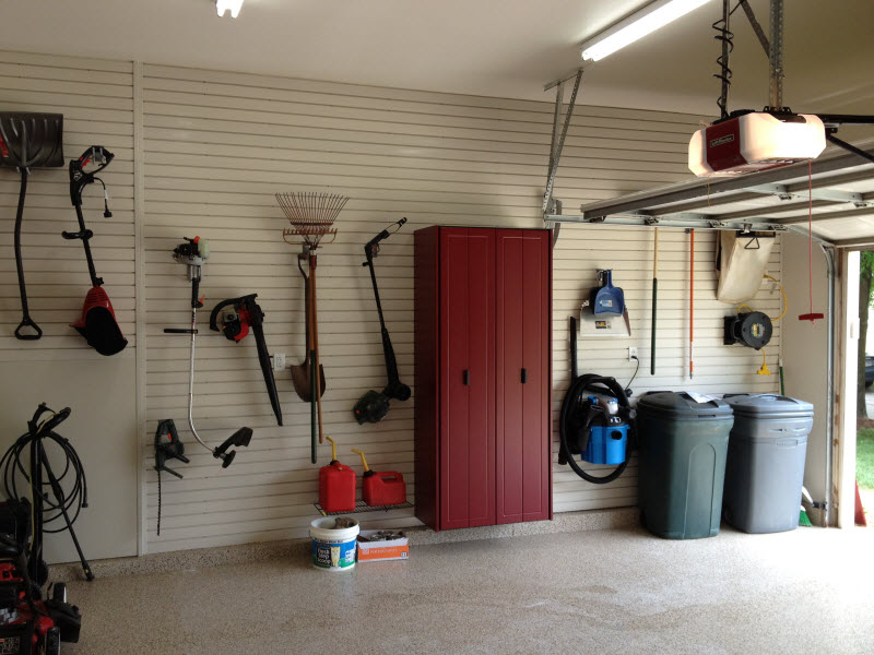 Henderson - Slatwall and a Garage Storage Cabinet